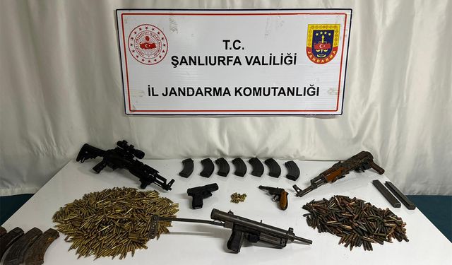 Şanlıurfa'da ruhsatsız silah operasyonu