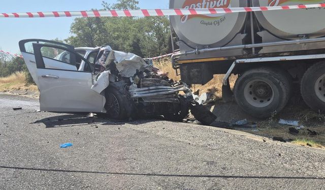 Tekirdağ’da korkunç kaza: Otomobildeki 4 kişi öldü