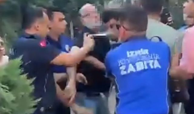 Seyyar satıcı döven zabıtalar açığa alındı