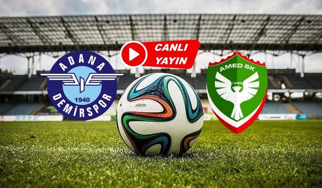 Adana Demirspor-Amedspor maçı hangi kanalda?