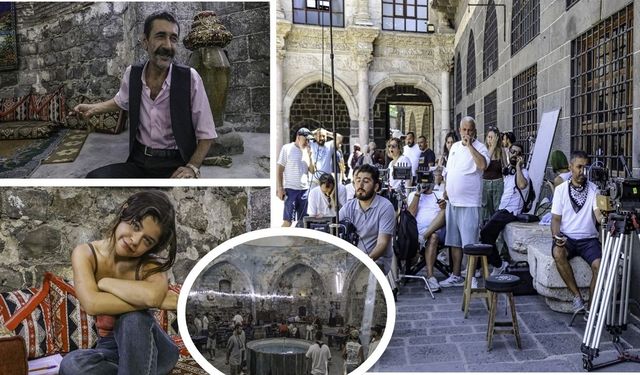 ‘Fırtına kız’ filmi, Diyarbakır’da sete çıktı; Setten Renkli Görüntüler