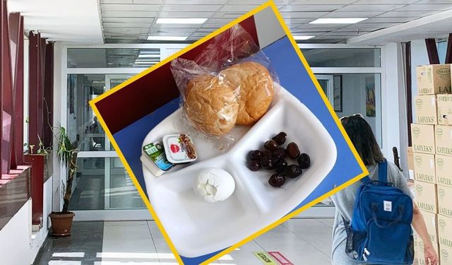 Diyarbakır’da hastanede verilen kahvaltıya tepki; Ye, ye bitmez!