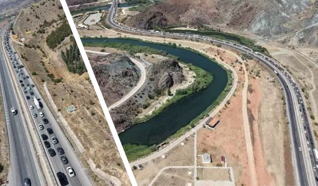 Sürücüler dikkat; 43 ilin geçiş kavşağında trafik kilitlendi
