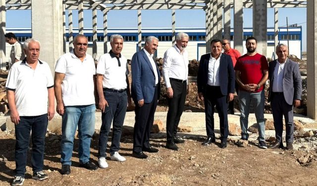 AK Partili heyet MOSTİM'de incelemelerde bulundu
