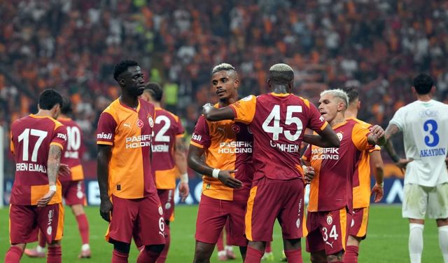Galatasaray, Rize karşısında 4’te 4 yaptı