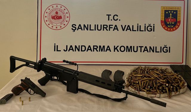 Şanlıurfa’da ruhsatsız silah operasyonu