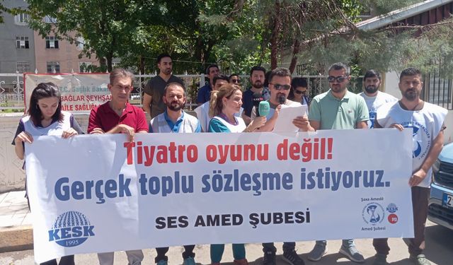 Diyarbakır’da sağlık çalışanlarından hükümete net mesaj