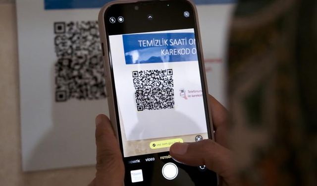 QR kod ile temizlik ihbarı artık cep telefonunda