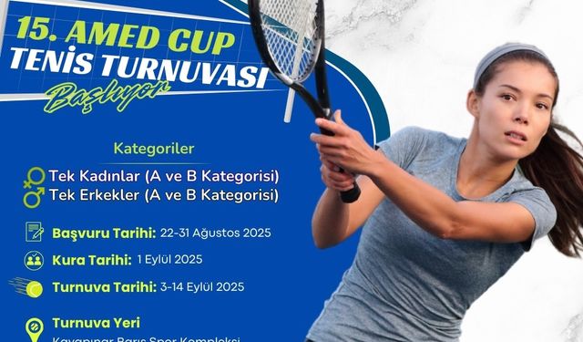 Diyarbakır’da 15. Amed Cup Tenis Turnuvası kayıtları başladı