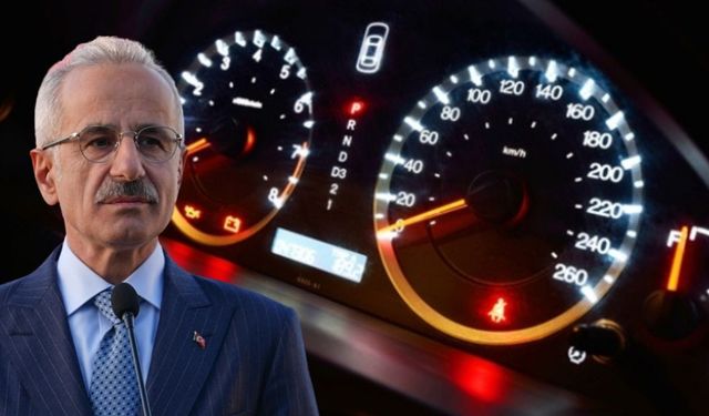 Ulaştırma Bakanı Uraloğlu'na hız sınırını aşmaktan ceza