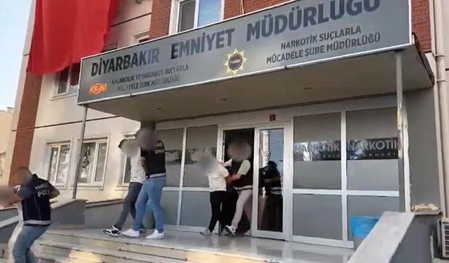 Diyarbakır'da uyuşturucu operasyonu: Çok sayıda tutuklama