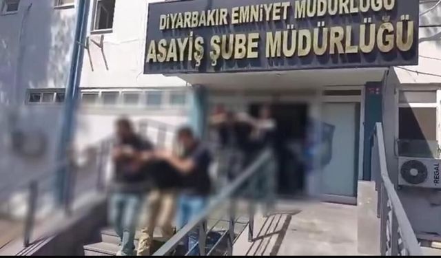 Diyarbakır’da suç örgütü çökertildi: Çok sayıda tutuklama