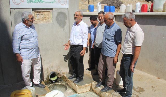 Diyarbakır Ergani'de su çilesi