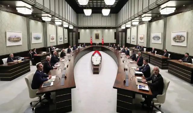 Kabine toplantısı yoğun gündemle toplanıyor