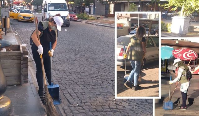 Diyarbakır’da bir ilk: Kadınlar tarihi Sur’u temizliyor