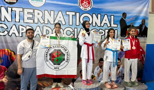 Diyarbakırlı sporcular, Kapadokya'dan dereceyle döndü