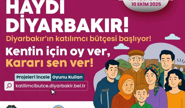 Diyarbakır’da halk karar verecek: “Katılımcı Bütçe” süreci başladı