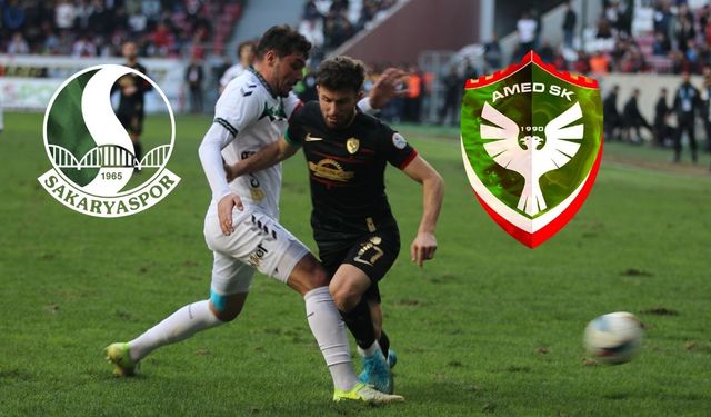 Amedspor’da liderlik şansı; Sakarya maçının muhtemel 11’i bellioldu