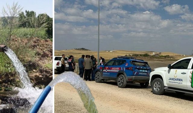 Diyarbakır'da barajdan kaçak su çekimine jandarmadan operasyon