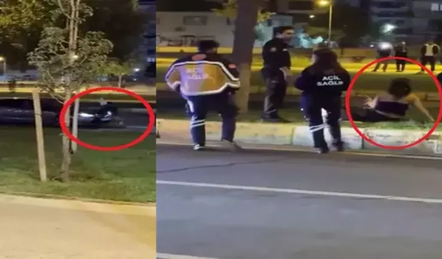 Diyarbakır’da alkollü kadın, araçların önünü kesip, sürücülere tekme attı