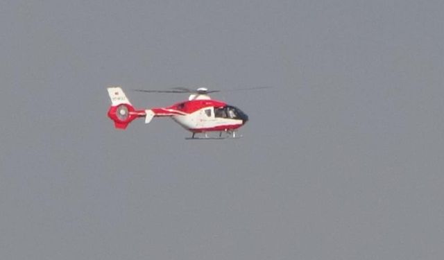 Van’dan Gaziantep’e helikopter ambulansla hayat kurtaran transfer