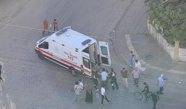 Diyarbakır’da bir motokurye şişe yüzünden kaza yaptı