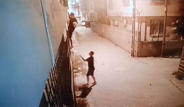 Kediyi çalıp fotoğraf çekindiler
