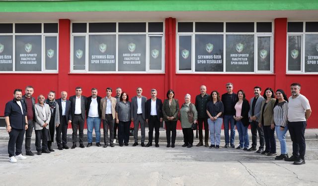 Diyarbakır Kayapınar Eş Başkanlarından Amedspor’un yeni yönetimine ziyaret
