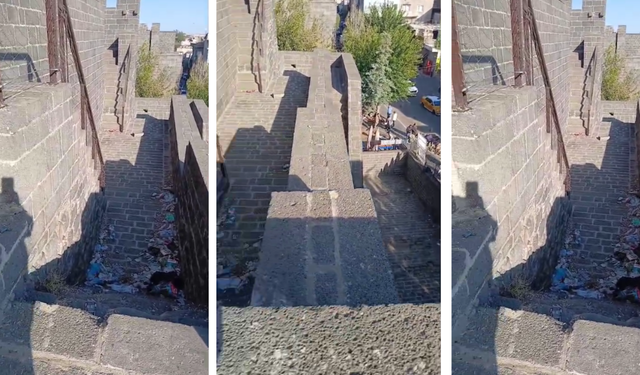 Diyarbakır’da UNESCO mirası surlar çöplüğe döndü