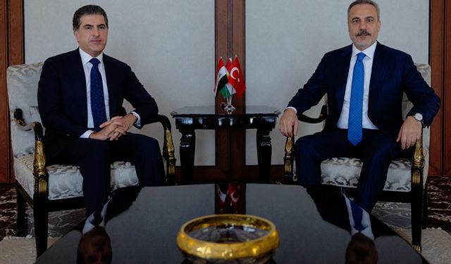 Dışişleri Bakanı Fidan, IKBY Başkanı Barzani ile görüştü
