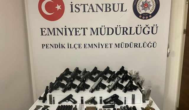 Yasa dışı silah atölyesine baskın: 2 gözaltı