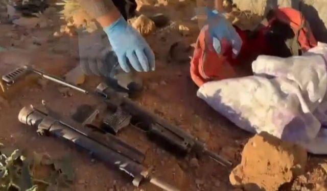 Gaziantep'te bağ evine kaçak silah operasyonu