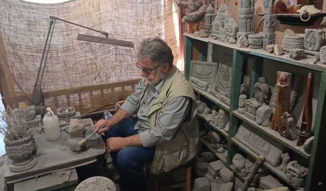Diyarbakır’ın taşlarına ruh veren usta!