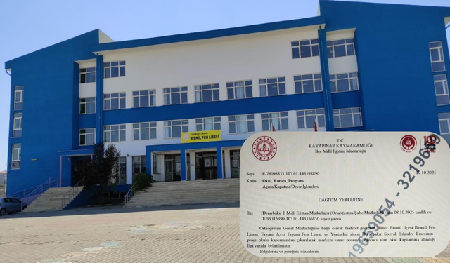 Diyarbakır’da eğitimde gerileme: 3 okul proje statüsünü kaybetti!