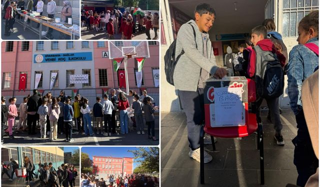 Diyarbakır’da okullarda Gazze yararı için kermesler devam ediyor