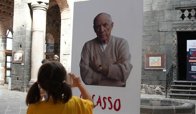 Diyarbakır Kültür Yolu Festivali’nde ‘Picasso’ sergisine büyük ilgi