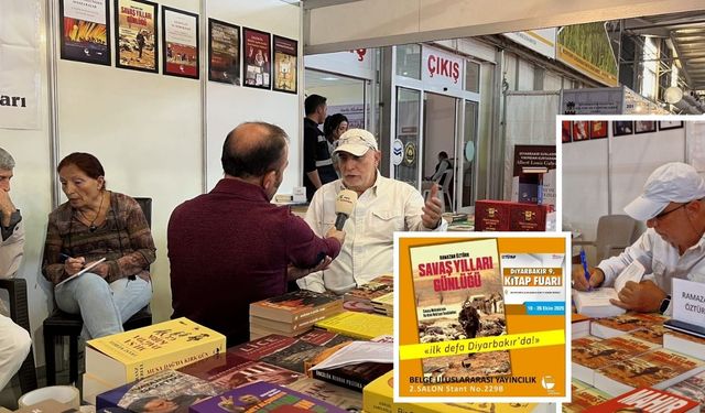 Ramazan Öztürk, 'Savaş Yılları Günlüğü’ kitabıyla Diyarbakır Kitap Fuarı’nda