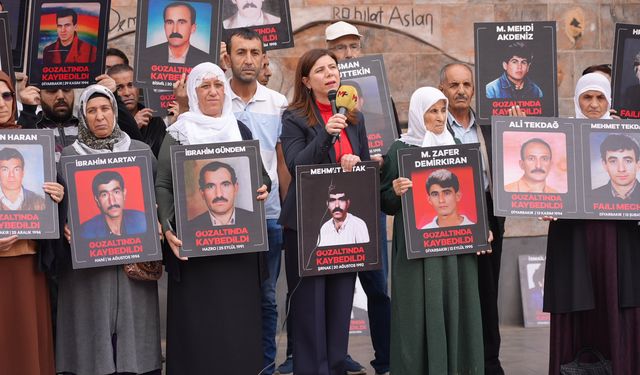 Diyarbakır Eşbaşkanları, kayıp yakınlarının eylemine katıldı