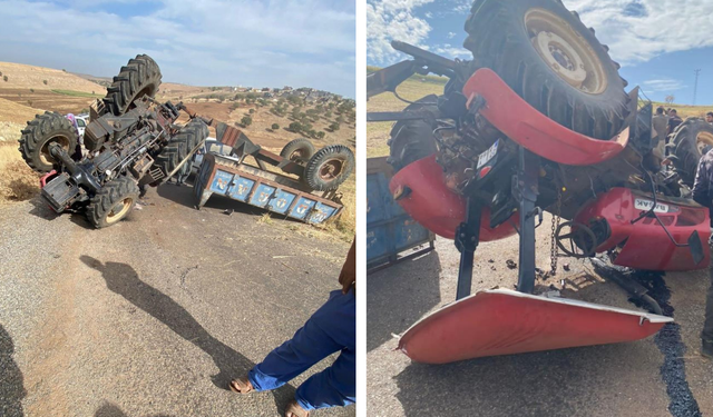 Diyarbakır’da traktör kazası: 1’i ağır 3 yaralı