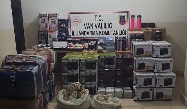 Van’da gümrük kaçağı malzeme ele geçirildi