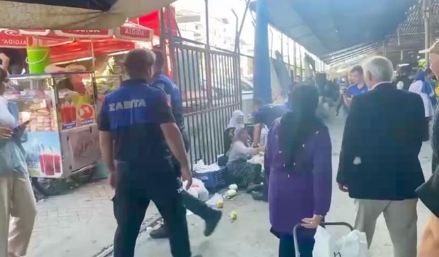 Seyyar satıcı kadına zabıtadan orantısız müdahale