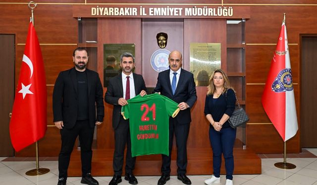 Amedspor’dan Diyarbakır Emniyet Müdürü Gökduman’a ziyaret