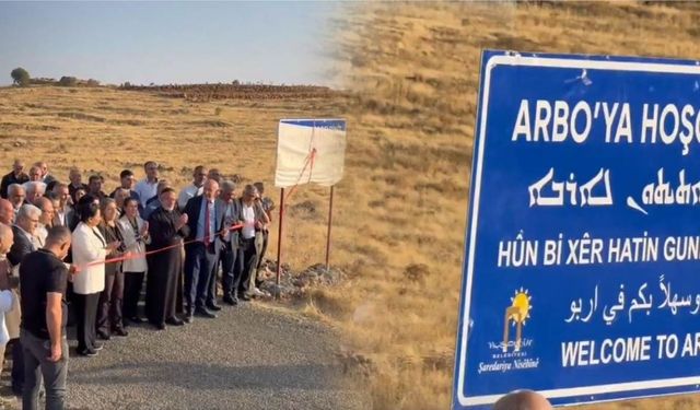 Süryani köyü yıllar sonra eski ismine kavuştu; Arbo