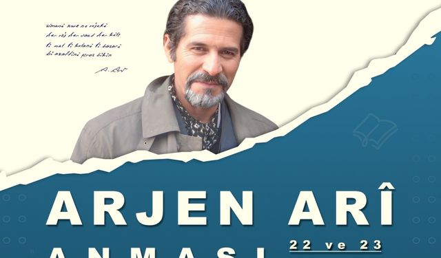Şair Arjen Arî Diyarbakır’da anılacak