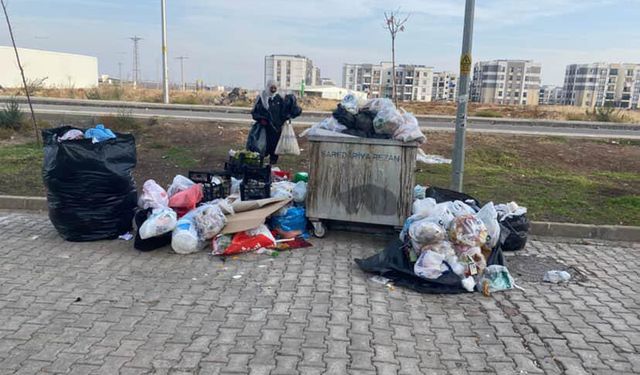 Diyarbakır Oğlaklı’da çöpler alınmıyor, mahalleli mağdur