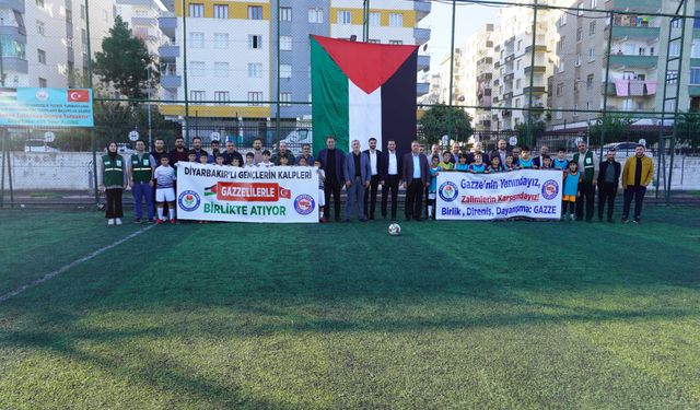 Diyarbakır'da "Gazze Kardeşlik Futbol Turnuvası" başladı