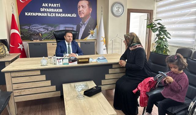 Diyarbakır’da AK Parti’nin halkla dayanışma mesaisi