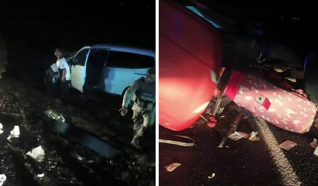 Diyarbakır'da traktör ile hafif ticari araç çarpıştı: Yaralılar var