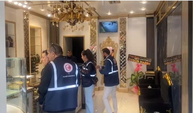 Diyarbakır’da kuyumculara denetim!