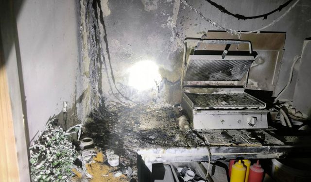 Batman’da bir kafenin mutfağında yangın çıktı